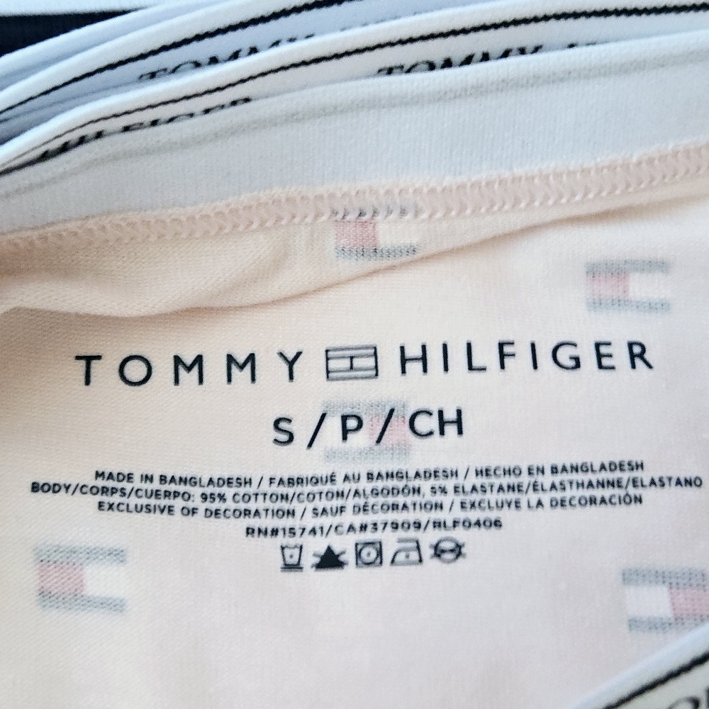 5 Pack Tommy Hilfiger Women's Underwear Panties Size Small Bikini Brief Logo - Picture 8 of 9